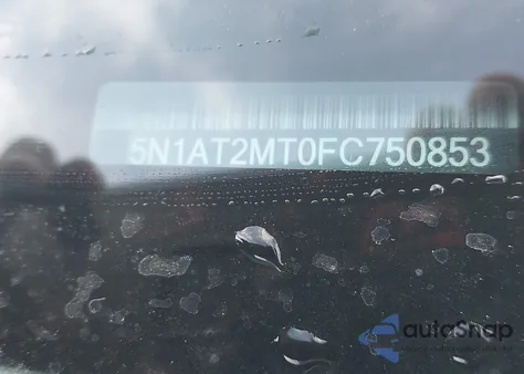 2015 Nissan Rogue Sv z USA, uszkodzony, nr VIN 5N1AT2MT0FC750853